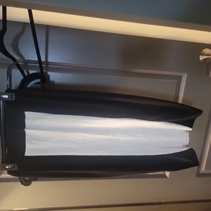 White and black pencil skirt